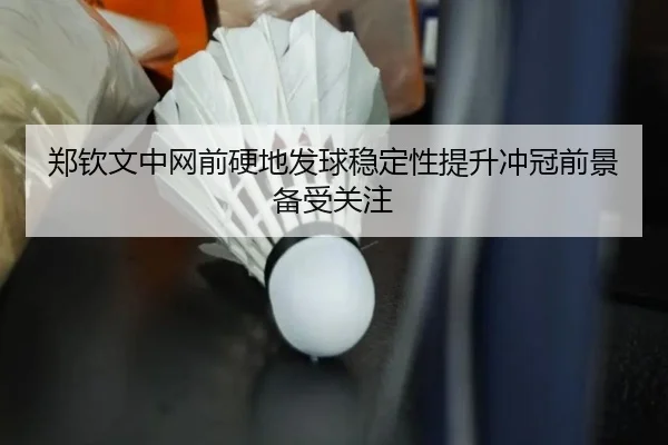 郑钦文中网前硬地发球稳定性提升冲冠前景备受关注 | HUOBOSPORTS